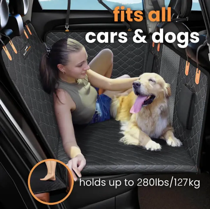 Hard Bottom Dog Car Seat Protector