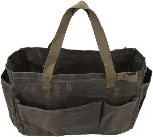 Hardware Tool Bag, Multiple Compartments Tool Bag for Camping Barbecue Picnic with Handle OD Green