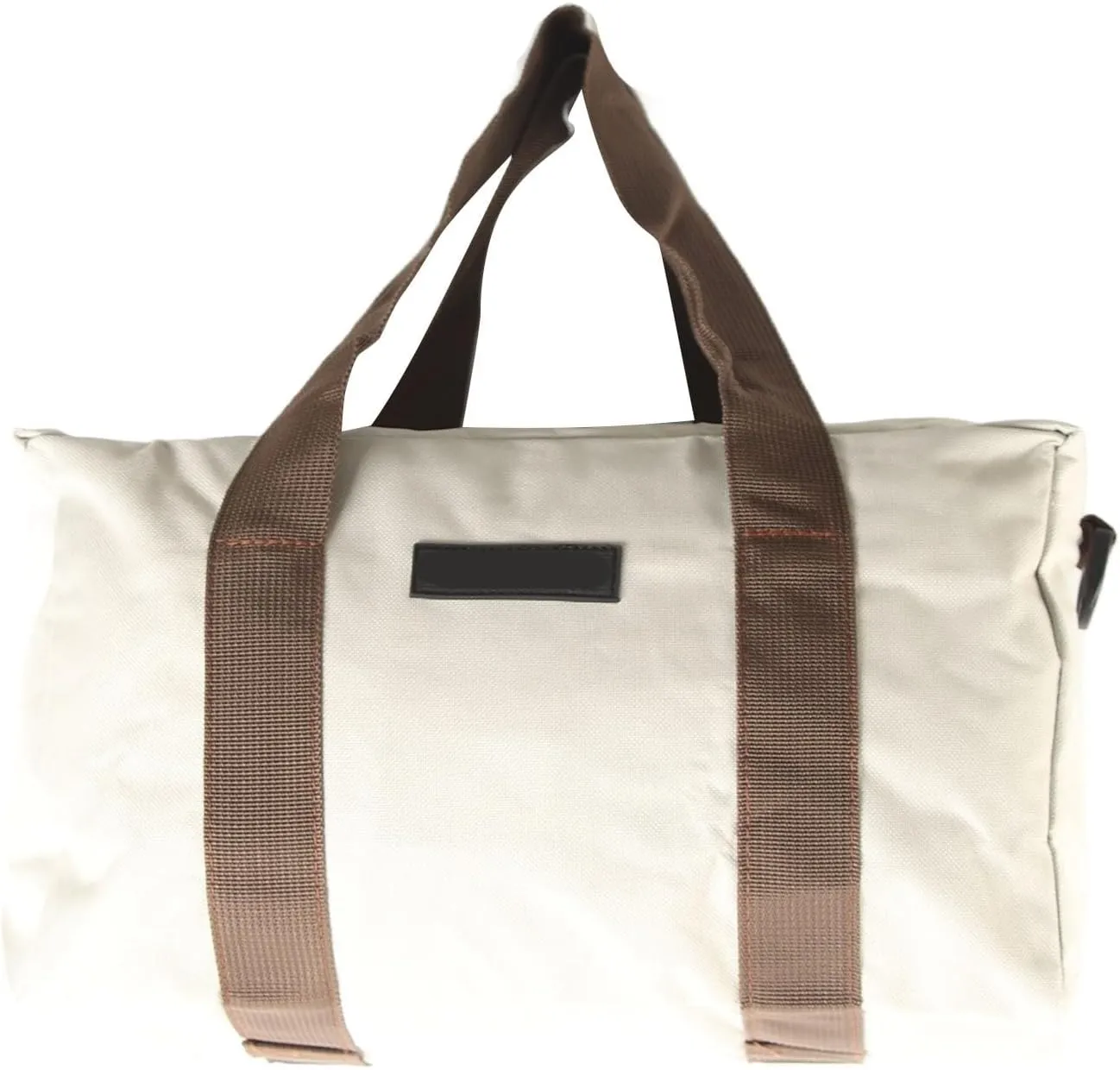 Heavy Canvas Wide Mouth Tool Bag Scratch High Bearing Capacity Handbag for Automatic Repair Woodworking Technicians Gray (40.6cm / 16in)
