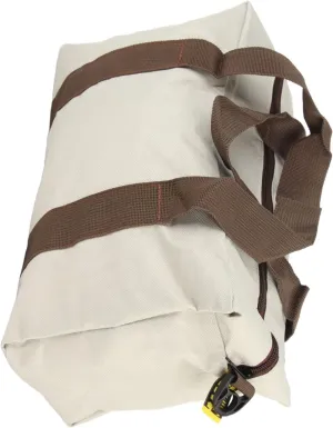 Heavy Canvas Wide Mouth Tool Bag Scratch High Bearing Capacity Handbag for Automatic Repair Woodworking Technicians Gray (40.6cm / 16in)