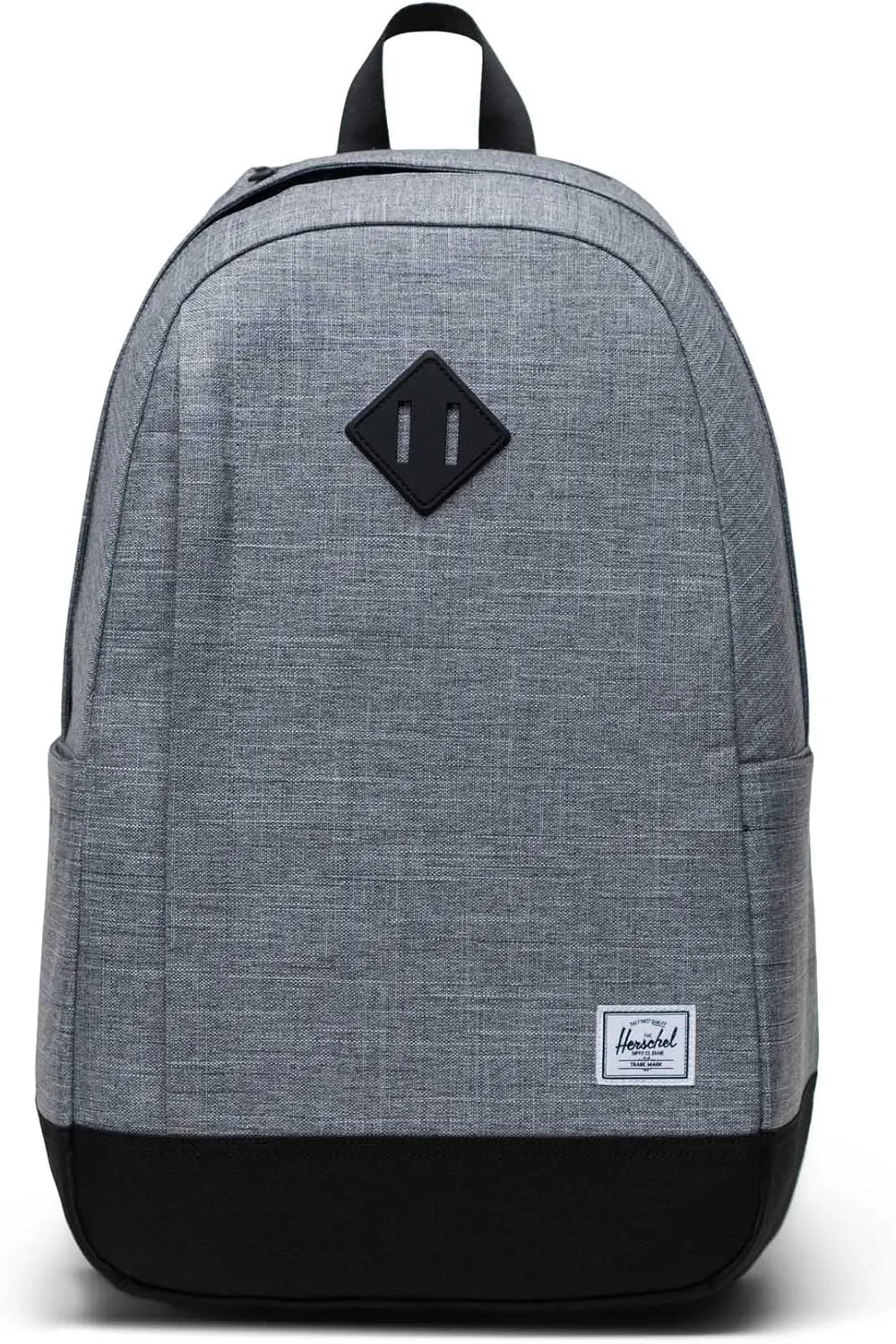 Herschel Seymour Backpack - Work Backpacks, 15/16" Laptop Backpack, Padded Shoulder Straps, 26L, Raven Crosshatch