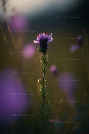 hfquvwnm Purple Lavender Flower at Dusk Diamond Painting Kits,Lavender DIY Diamond Art for Beginner,Full Drill 5D Diamond Dots Kits Embroidery Wall Crafts for Gift 12x16 inch