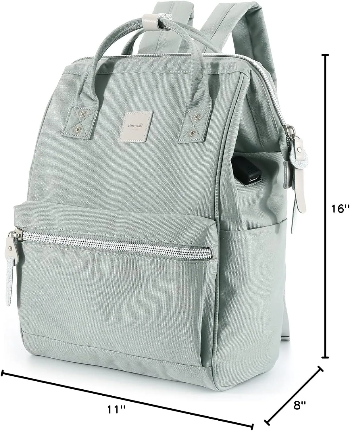 himawari Laptop Backpack for Women&Men Travel Backpack With USB Charging Port Large Business Bag Water Resistant for College, Computer, Doctor (1881-QC)