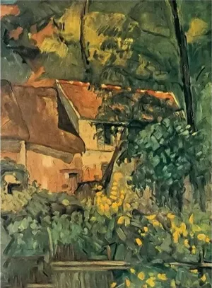 House of Père Lacroix by Paul Cezanne PD - Van-Go Paint-by-Number Kit 40x50cm with Frame