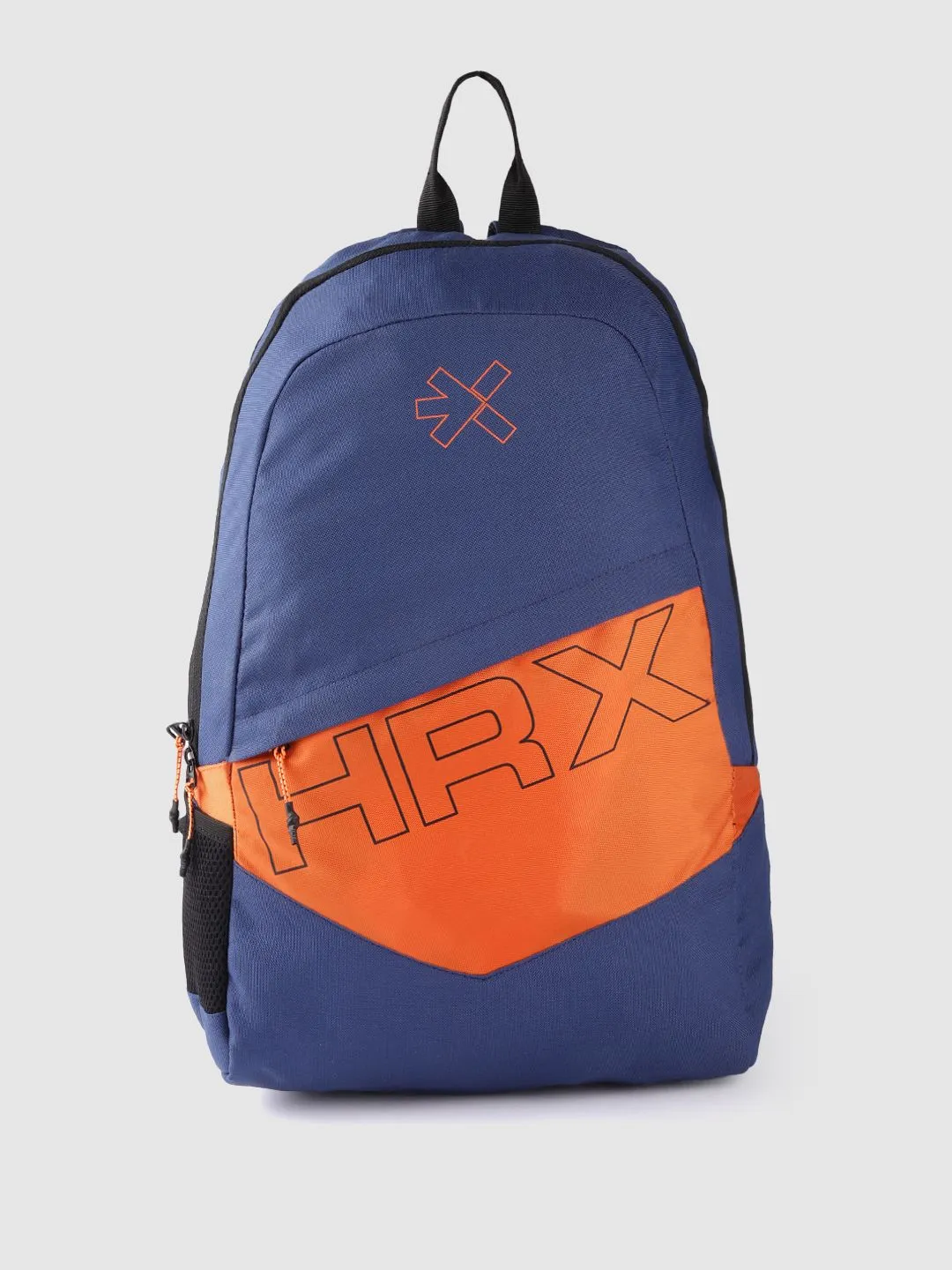 HRX by Hrithik Roshan Unisex Colourblocked Brand Logo Print Backpack