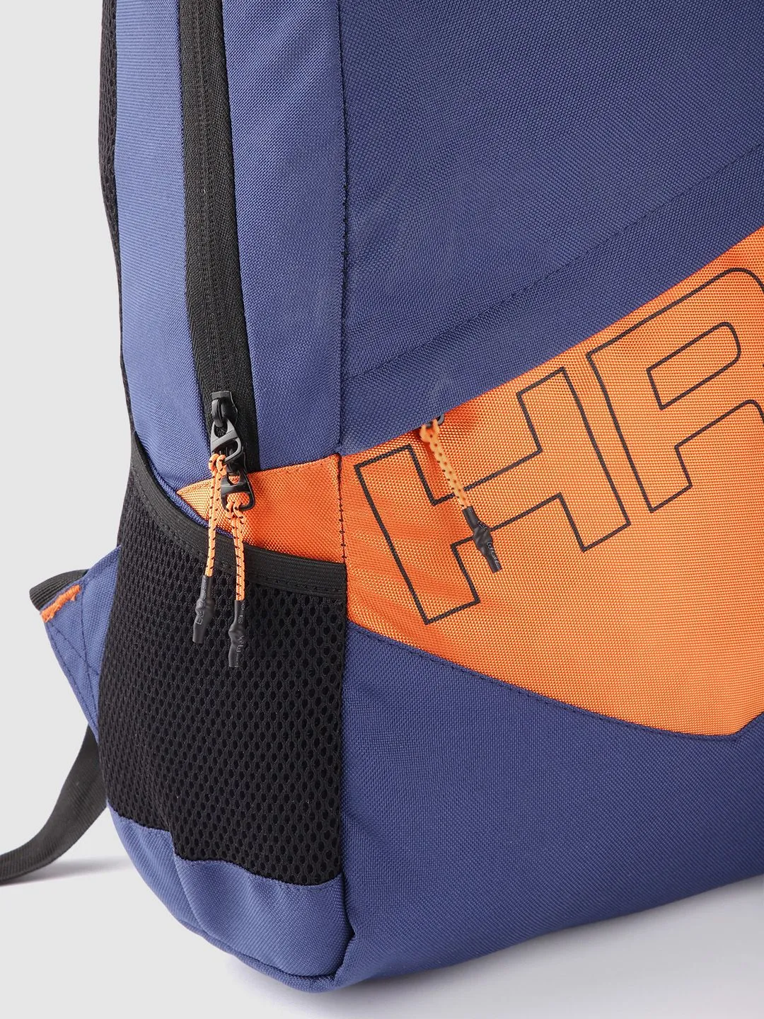 HRX by Hrithik Roshan Unisex Colourblocked Brand Logo Print Backpack