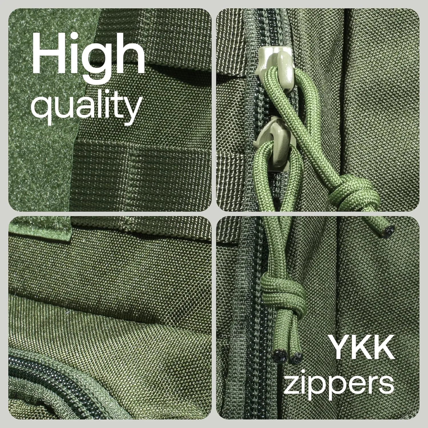 Huntex 40L Tactical Backpack for Men & Women in Ranger Green - Military Style for Hunting - Hiking Backpack & Travel Combat Backpack - Outdoor Tactical Backpacks & Sport Mochila Tactica