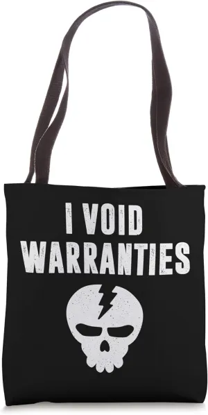 I Void Warranties - Funny Mechanic Fix Tote Bag