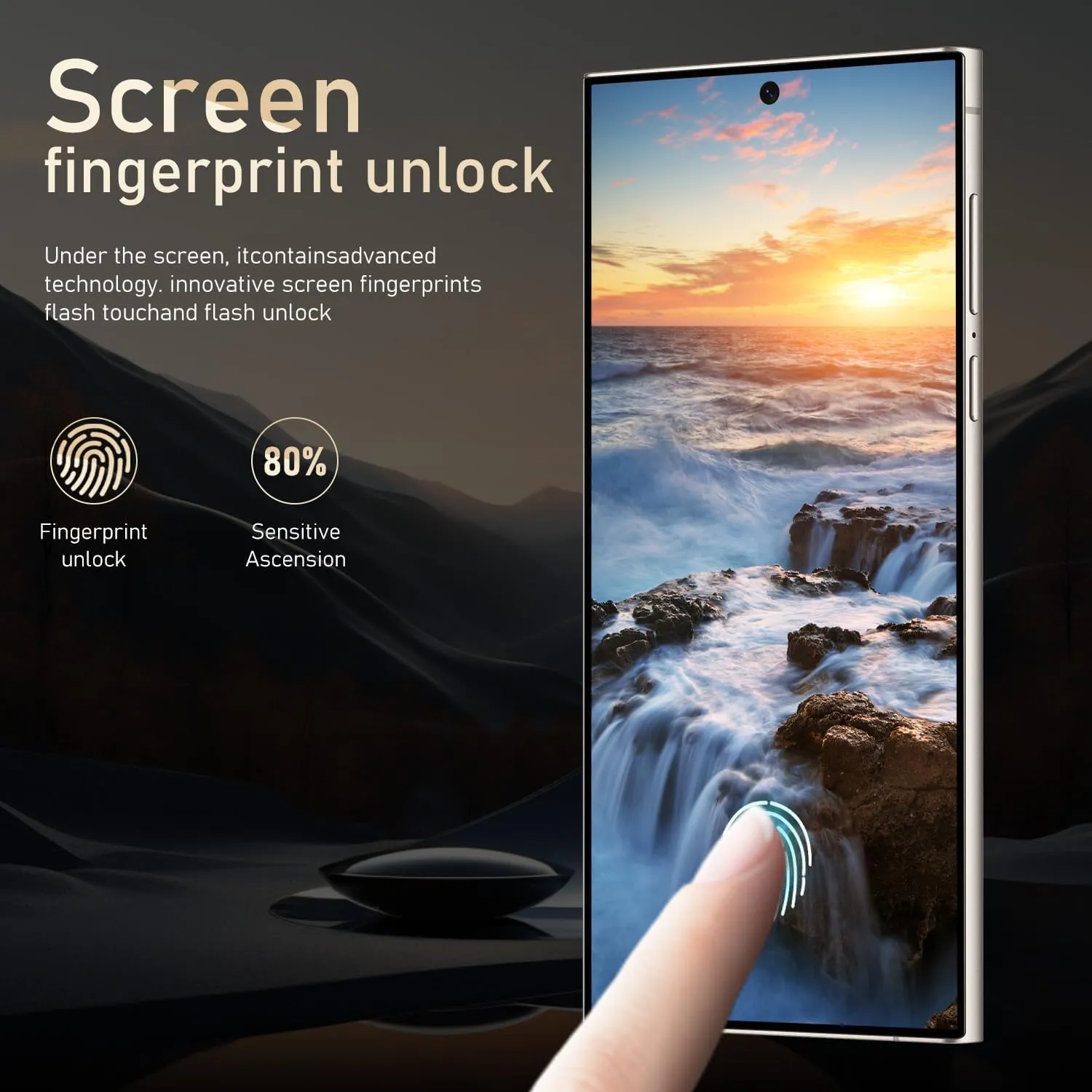 I24 Ultra 5G Unlocked Phones, Built in Pen, Smartphone Battery 6800mAh 6.8" HD Screen Unlocked Cell Phone, 6 256GB Android13 with 128G Memory Card, Face ID/Fingerprint Lock/GPS (Gray)