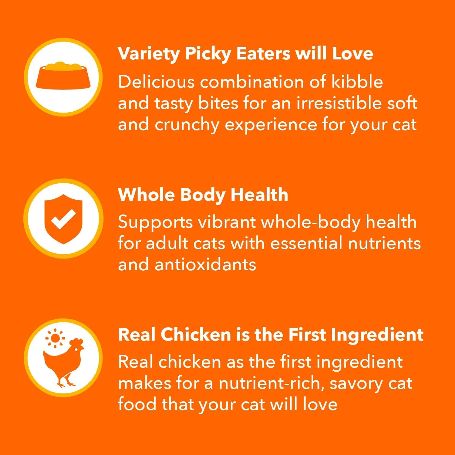 IAMS Healthy Enjoyment Dry Cat Food Chicken & Beef Recipe, 15 lb. Bag