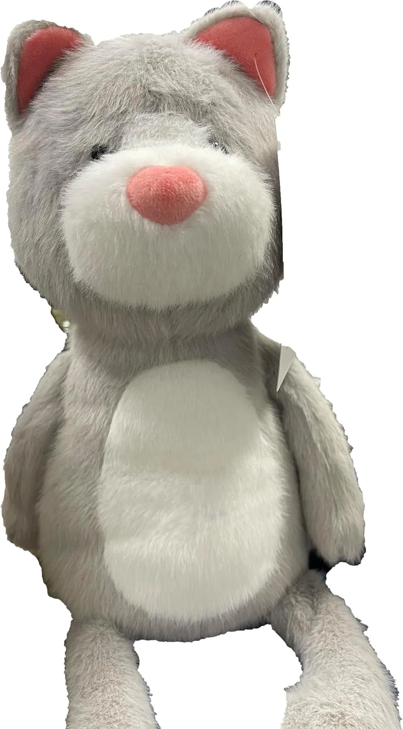 IKASA Cat Stuffed Animals Plush Toys,14" Cute Soft Plushie Small Cuddly Toy, Gifts for Family Kids Girls Boys