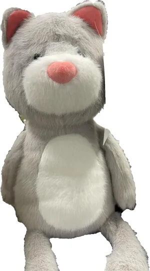 IKASA Cat Stuffed Animals Plush Toys,14" Cute Soft Plushie Small Cuddly Toy, Gifts for Family Kids Girls Boys