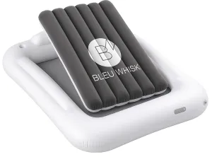 Inflatable Kids Travel Bed - Portable Comfortable Air Mattress with 3 Sides Safety Bumpers - Blow Up Bed for Camping & Travel (53 Inches)
