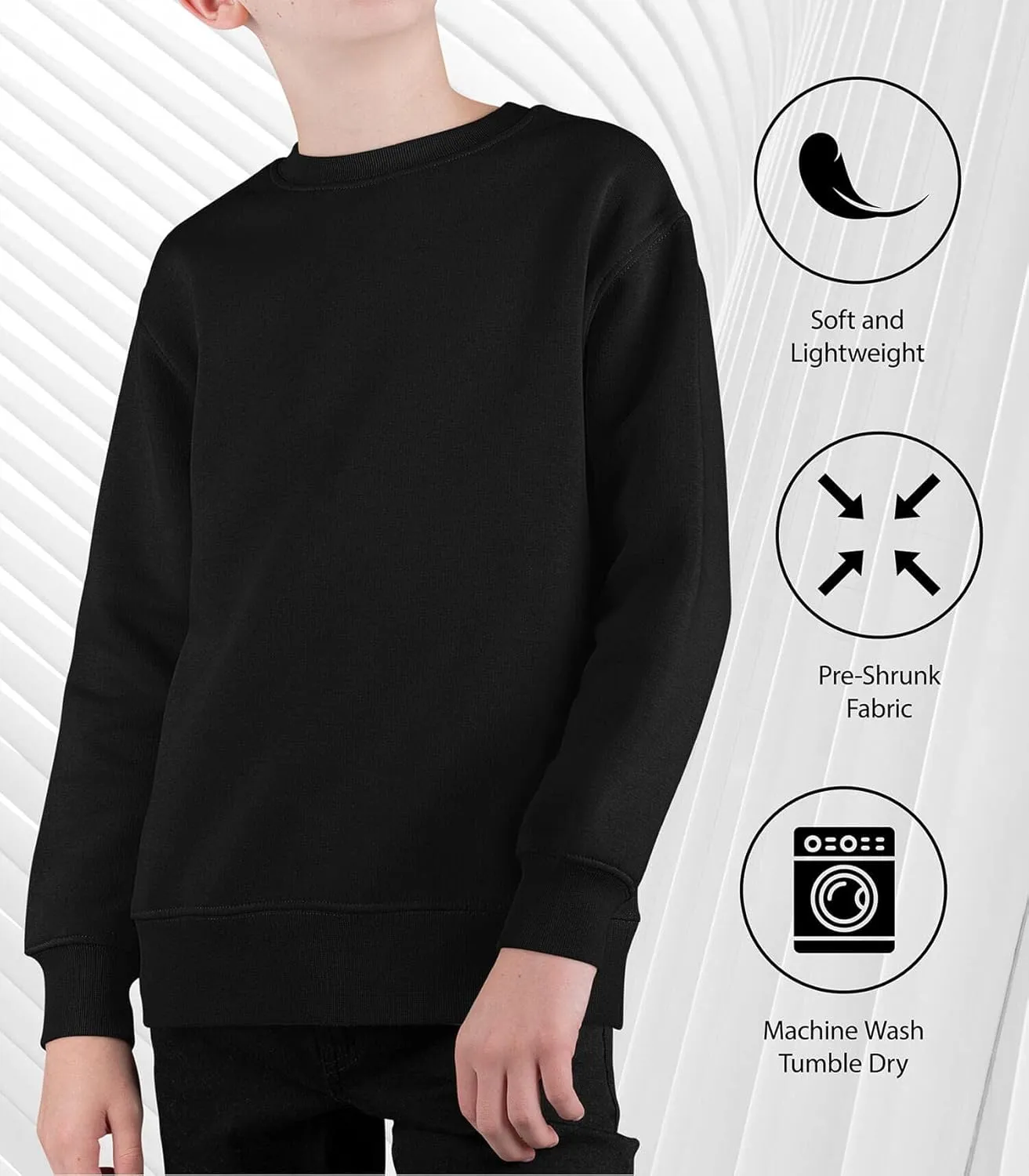 Instant Message - Cat Present - Toddler & Youth Crewneck Fleece Sweatshirt