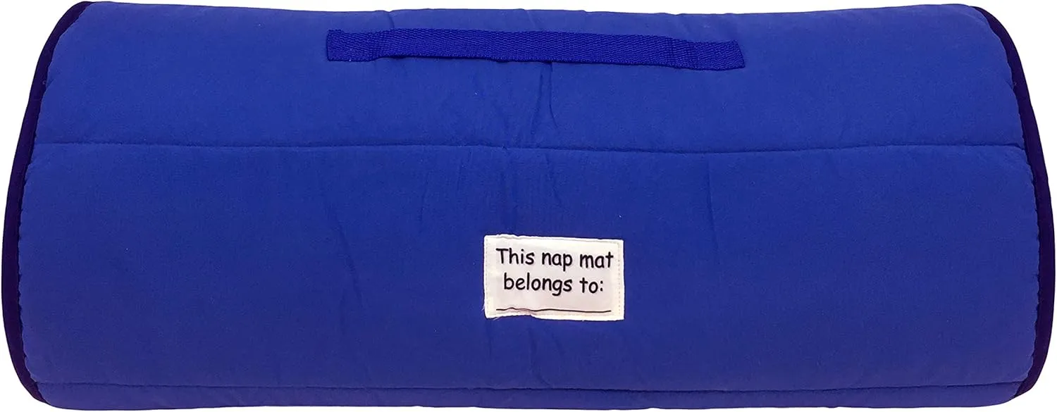 Jay Franco Pete The Cat Night Music Nap Mat - Built-in Pillow and Blanket - Super Soft Microfiber Kids'/Toddler/Children's Bedding, Ages 3-5