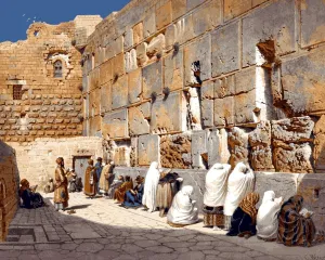 Jerusalem Collection PD (18) - The Wailing Wall - Van-Go Paint-by-Number Kit 50x65cm no Frame