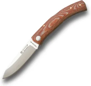 Joker RANCHERA ND154 Knife, Micarta Canvas Handle, 8 cm Blade, Fishing, Hunting, Camping, and Hiking Tool