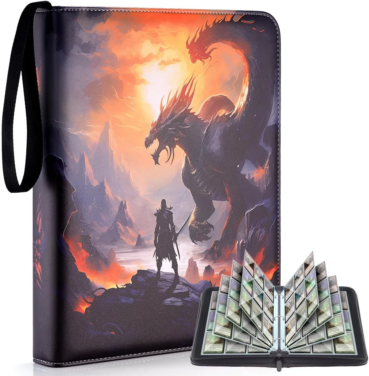 JoyHood Card Binder for MTG/YGO/PTCG Cards, Holds 900 Cards, Trading Card Holder with Sleeves, Game Collection Card Album, Gifts for Boys/Girls