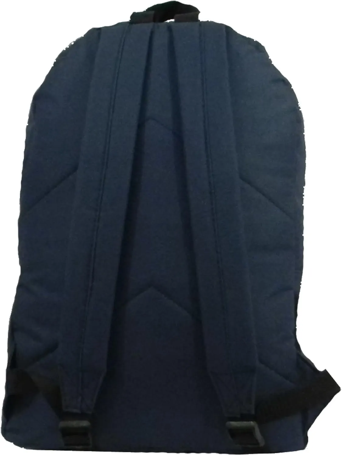 K-Cliffs Wholesale Classic Backpack 18 inch Basic Bookbag Padded Back Bulk Case Lot of 30pcs Simple Schoolbag Navy