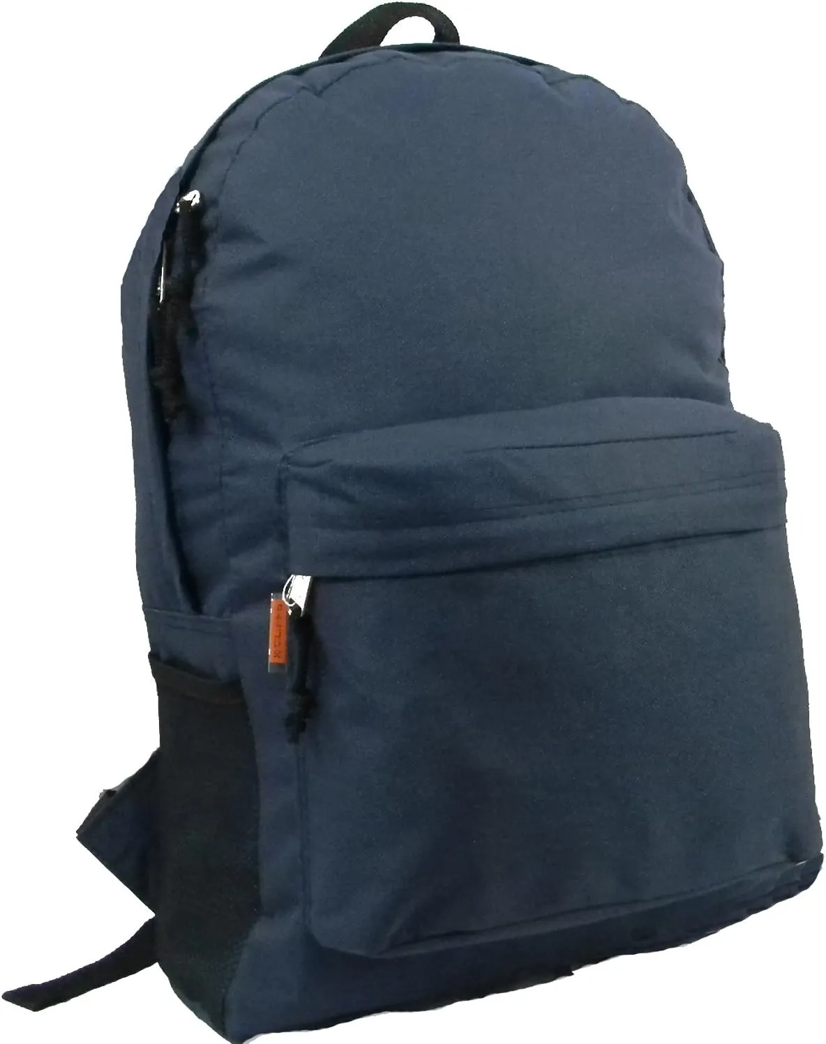 K-Cliffs Wholesale Classic Backpack 18 inch Basic Bookbag Padded Back Bulk Case Lot of 30pcs Simple Schoolbag Navy