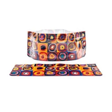 Kandinsky Circles Dog Bowl