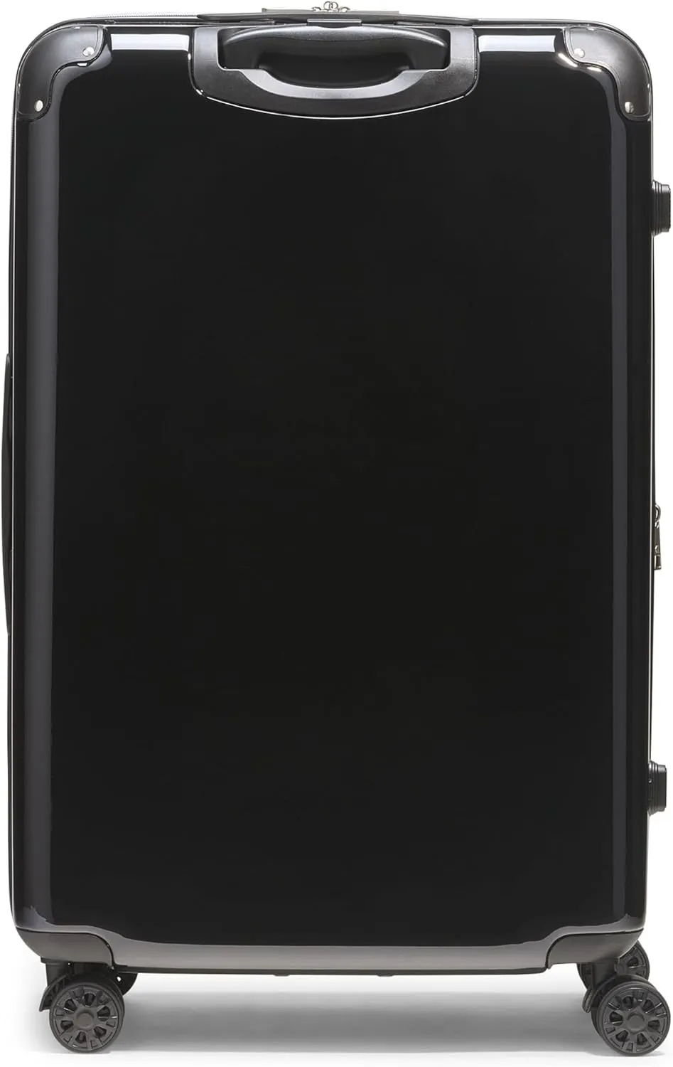 Karl Lagerfeld Paris Up in Paris Upright Hardside Suitcase, Black, Large