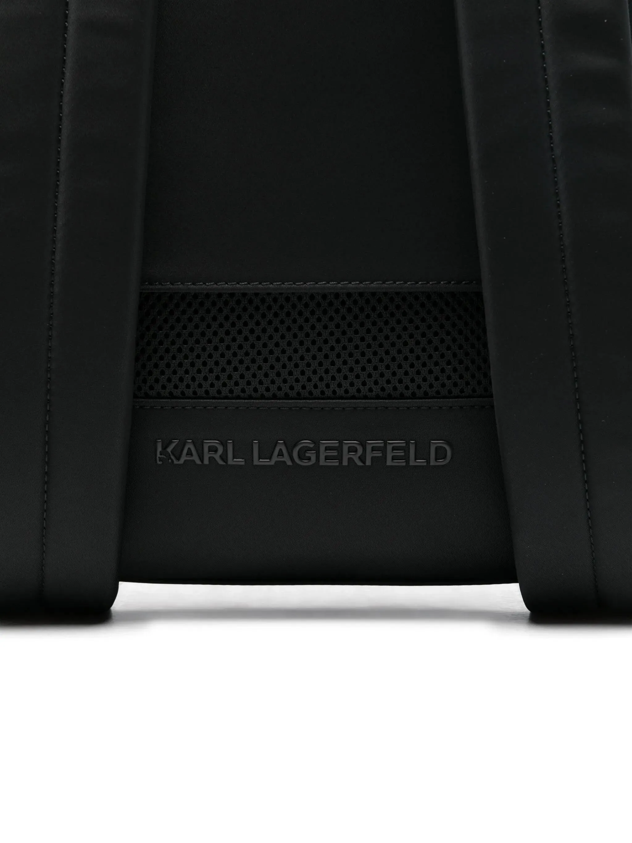 Karl Lagerfeld svart ryggsäck med logotyp
