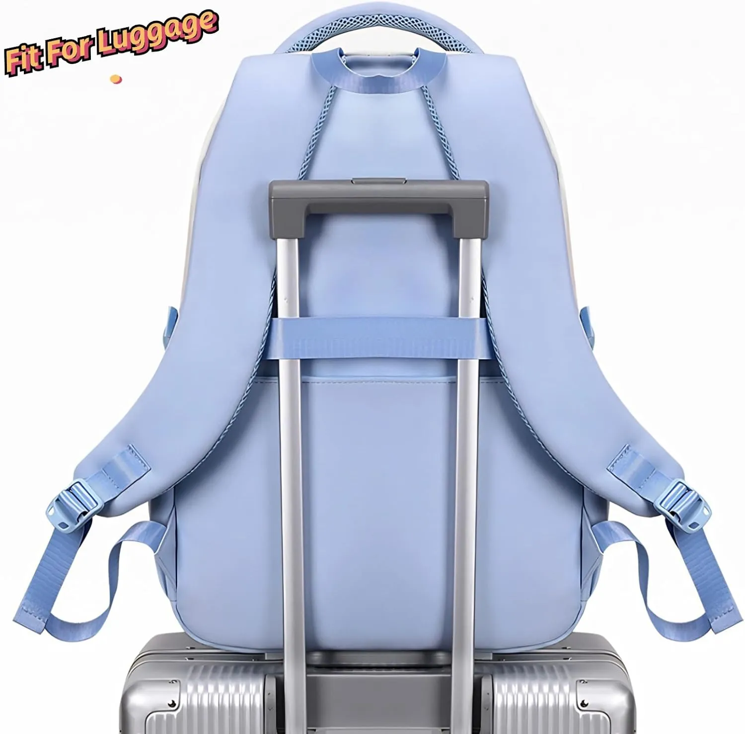 Kawaii Backpack with 21Pcs Accessories Anime Cartoon Anti-Theft Travel Aesthetic New Semester Gifts Bag with Cute Pins…