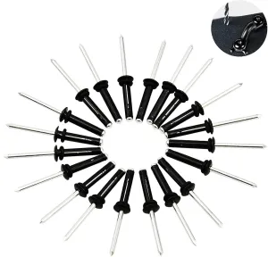 Kayak Rivet Tri-Grip Set, Kayak Pad Eye Aluminum Boat Rivets, Kayak Accessories (20 PCS)