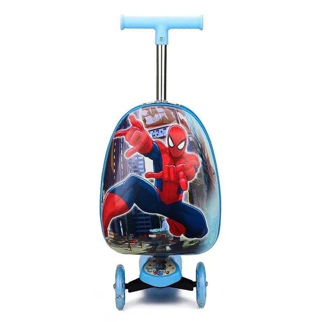Kids scooter suitcase storage trolley case luggage