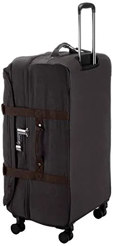 Kipling SPONTANEOUS L, Large 4-Wheeled 360° Suitcase with Elastic Straps, TSA Lock, 78 cm, 101 L, Black Noir
