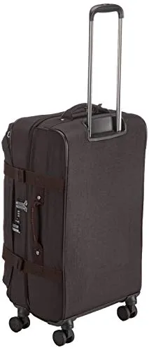 Kipling SPONTANEOUS M, Medium 4-Wheeled 360° Suitcase with Elastic Straps, TSA Lock, 66 cm, 71 L, Black Noir