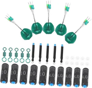 Kisangel Complete Fishing Supplies 1 Set Road Fishing Lure Slide Accessories Angling Equipment for Outdoor Activities