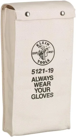 Klein Tools 5121-19 Glove Bag, No. 4 Canvas, 19-Inch