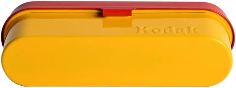 KODAK Film Case - for 5 Rolls of 35mm Films - Compact, Retro Steel Case to Sort and Safeguard Film Rolls (Film is not Included) (Red)