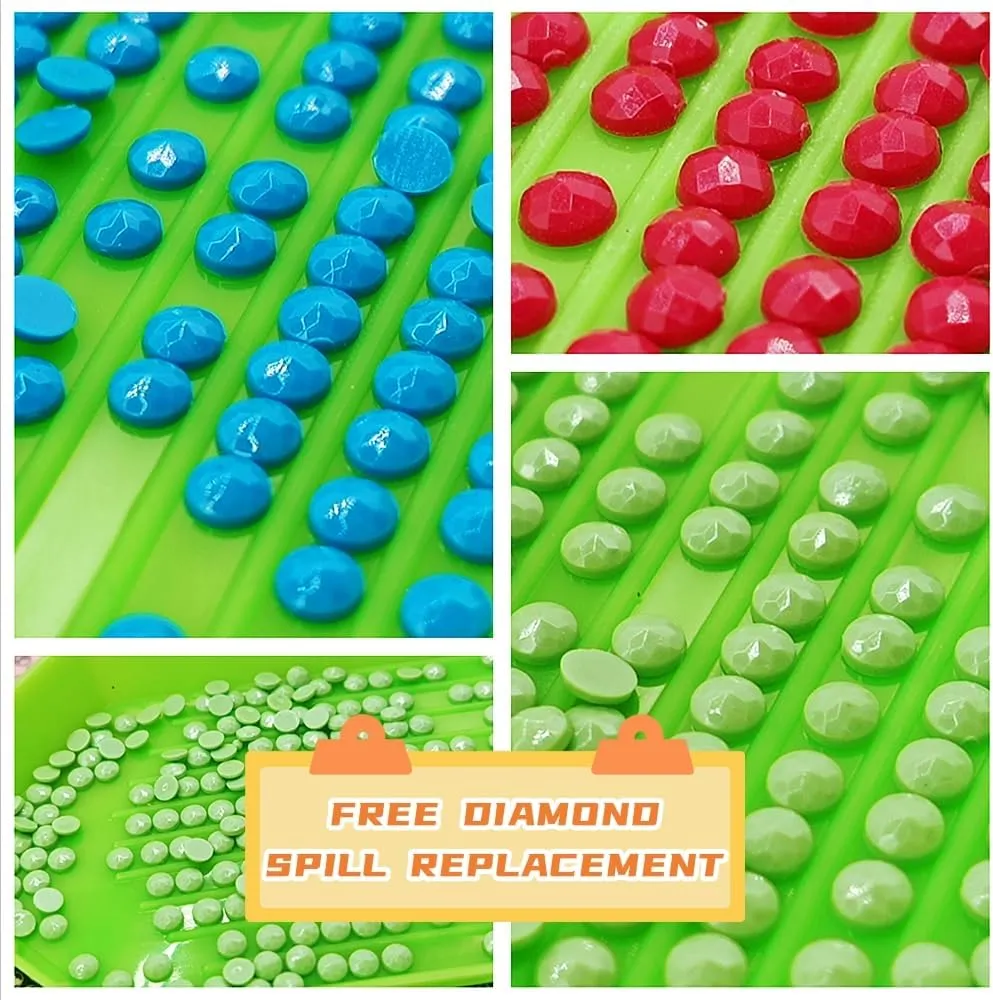 LANDFAIR Diamond Painting Kits - 15x20 inch Round Full Drill Cities&Skylines Series Diamond Art Kits for Adults, Pack of 4