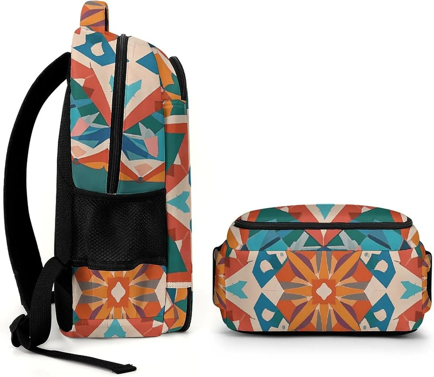 Laptop Backpack for Men Women Daypack Stars Eastern Pattern Computer Bag Travel Backpacks Laptop Bag