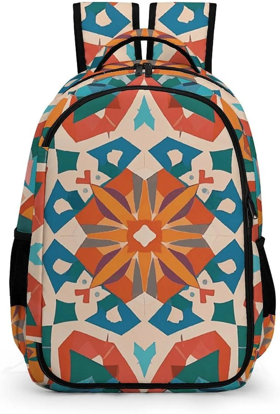 Laptop Backpack for Men Women Daypack Stars Eastern Pattern Computer Bag Travel Backpacks Laptop Bag