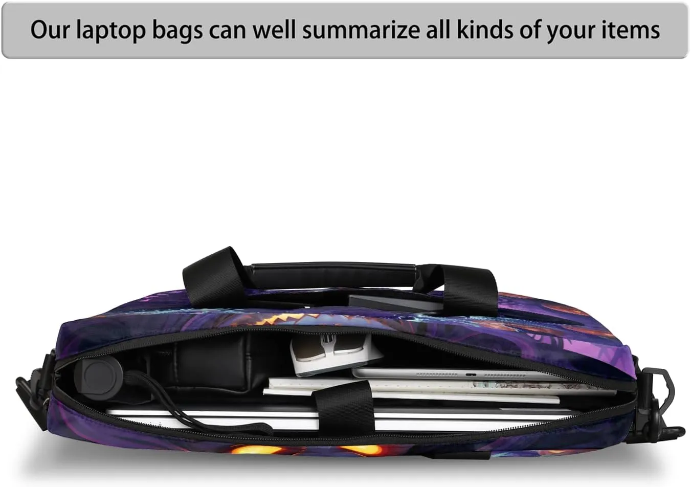 Laptop Bag 15.6 Inch Laptop Sleeve Case with Shoulder Straps Computer Slim Briefcase for Men and Women