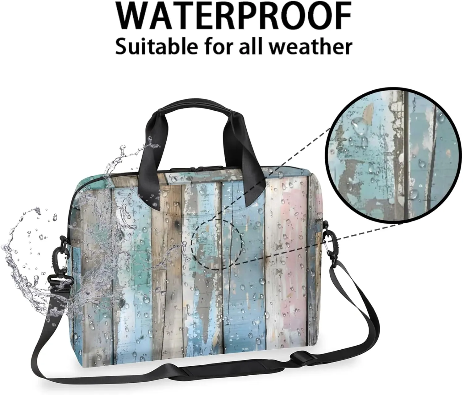 Laptop Bag 15.6 Inch Laptop Sleeve Case with Shoulder Straps Computer Slim Briefcase for Men and Women