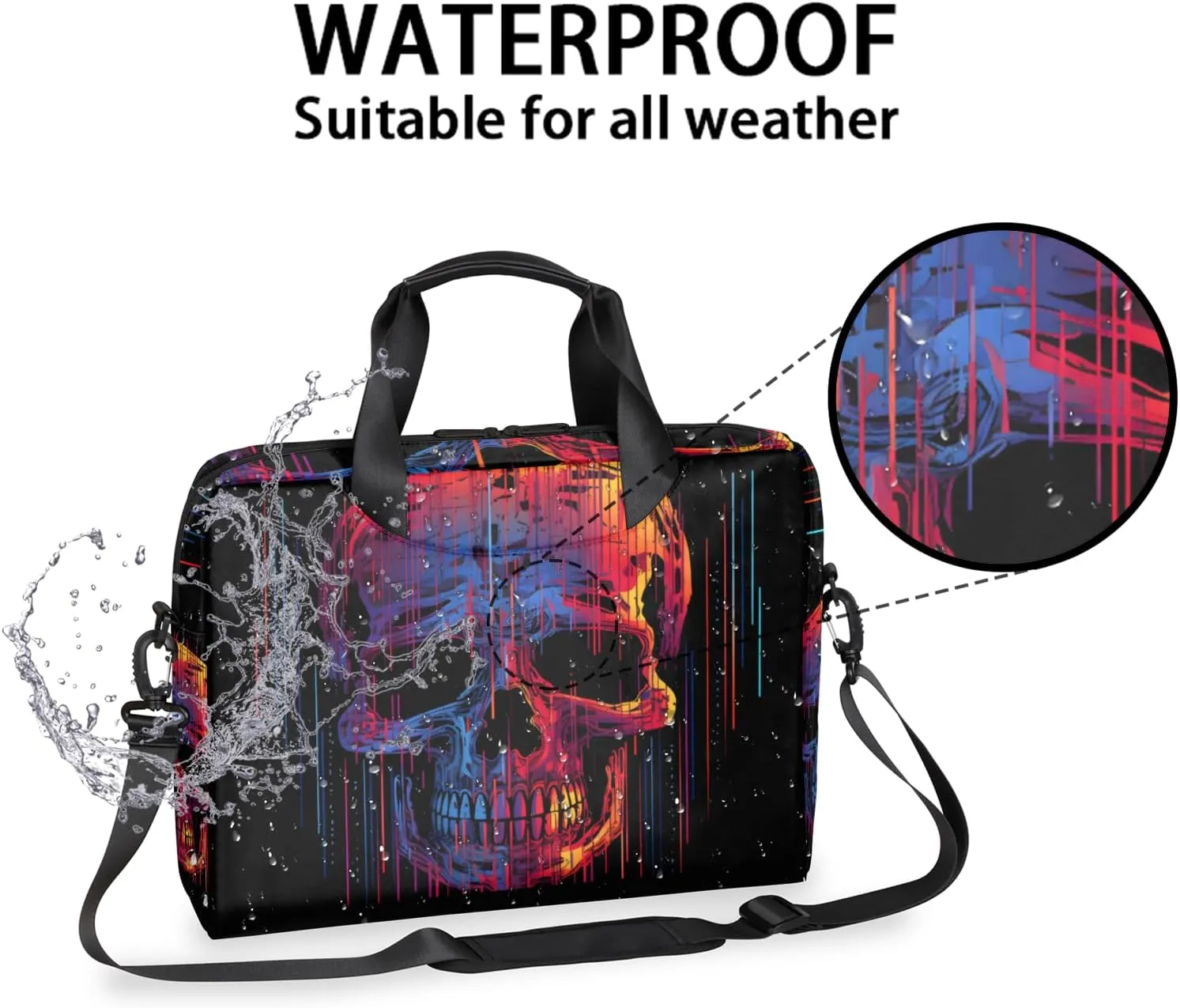 Laptop Bag 15.6 Inch Laptop Sleeve Case with Shoulder Straps Computer Slim Briefcase for Men and Women