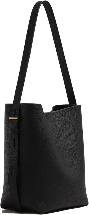 Large-capacity Bucket Leather Texture One-shoulder Versatile Commuter Women's Bag