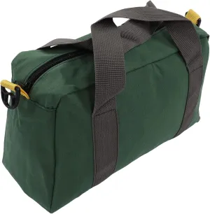 Large Tool Bag Canvas Waterproof Portable Zipper Tools Pouch Heavy Duty Multipurpose Utility Tote Bags for Electrician Carpenters Technicians(35 x 13 x 20 cm)