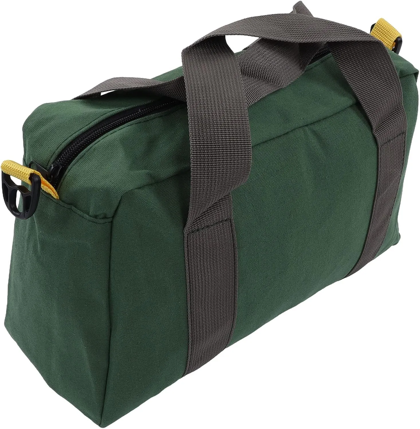 Large Tool Bag Canvas Waterproof Portable Zipper Tools Pouch Heavy Duty Multipurpose Utility Tote Bags for Electrician Carpenters Technicians(35 x 13 x 20 cm)