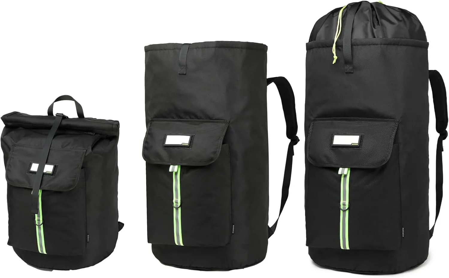 laundry bag backpack, extra-large heavy duty laundry bags, laundry backpack for college students, with drawstring closure (charcoal grey laundry bag with straps)