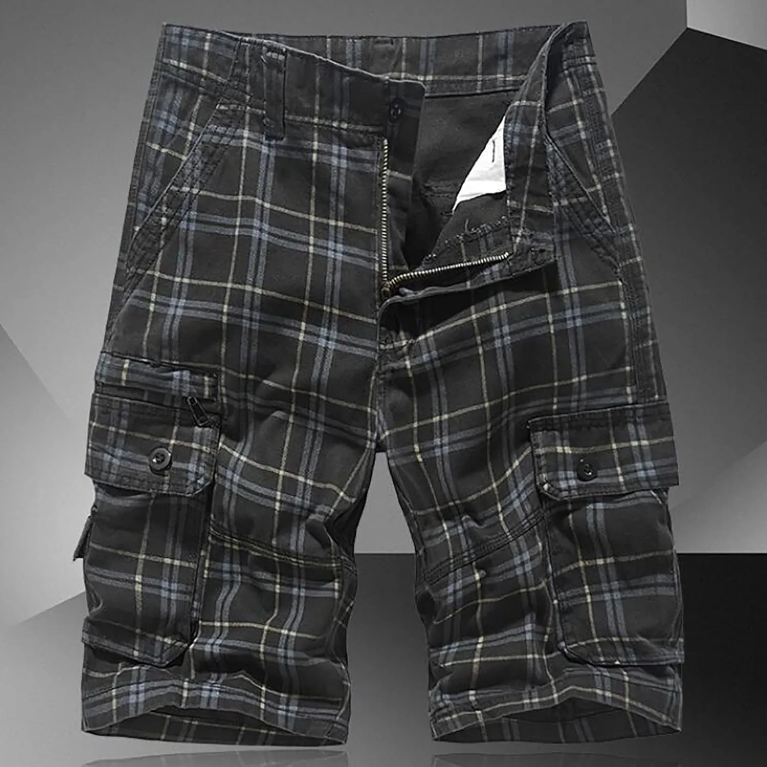 LCMTWX Work Shorts for Men Overalls and Men's Pants Summer Leisure Fashion Men's Pants Hiking Shorts Mens Cargo Shorts 9