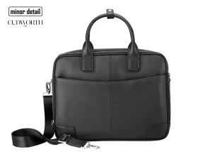 Leather Briefcase Sash Bag