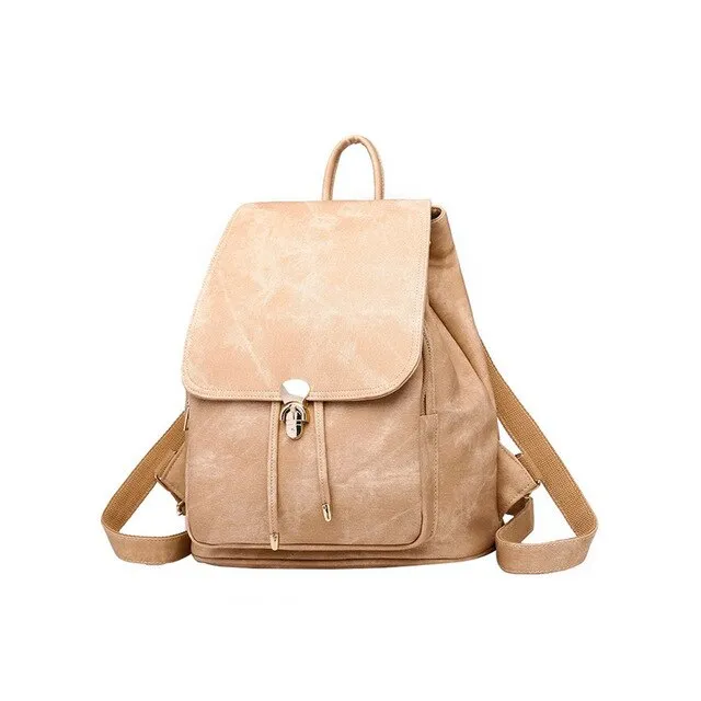 Leather Imitation Backpack For Woman (Various Colors)