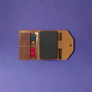Leather Portfolio with Notepad