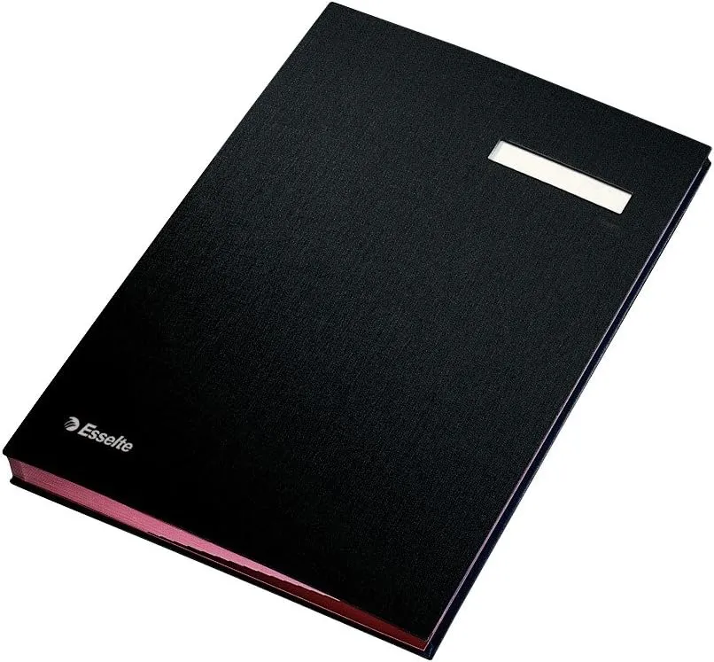 Leitz 621064 Document Folder 10 Sections Polypropylene Cover Black